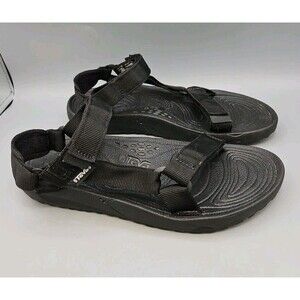 MENS US 10 TEVA HURRICANE XLT2 SPORT SANDALS HIKING WATER SHOES BLACK EU 43